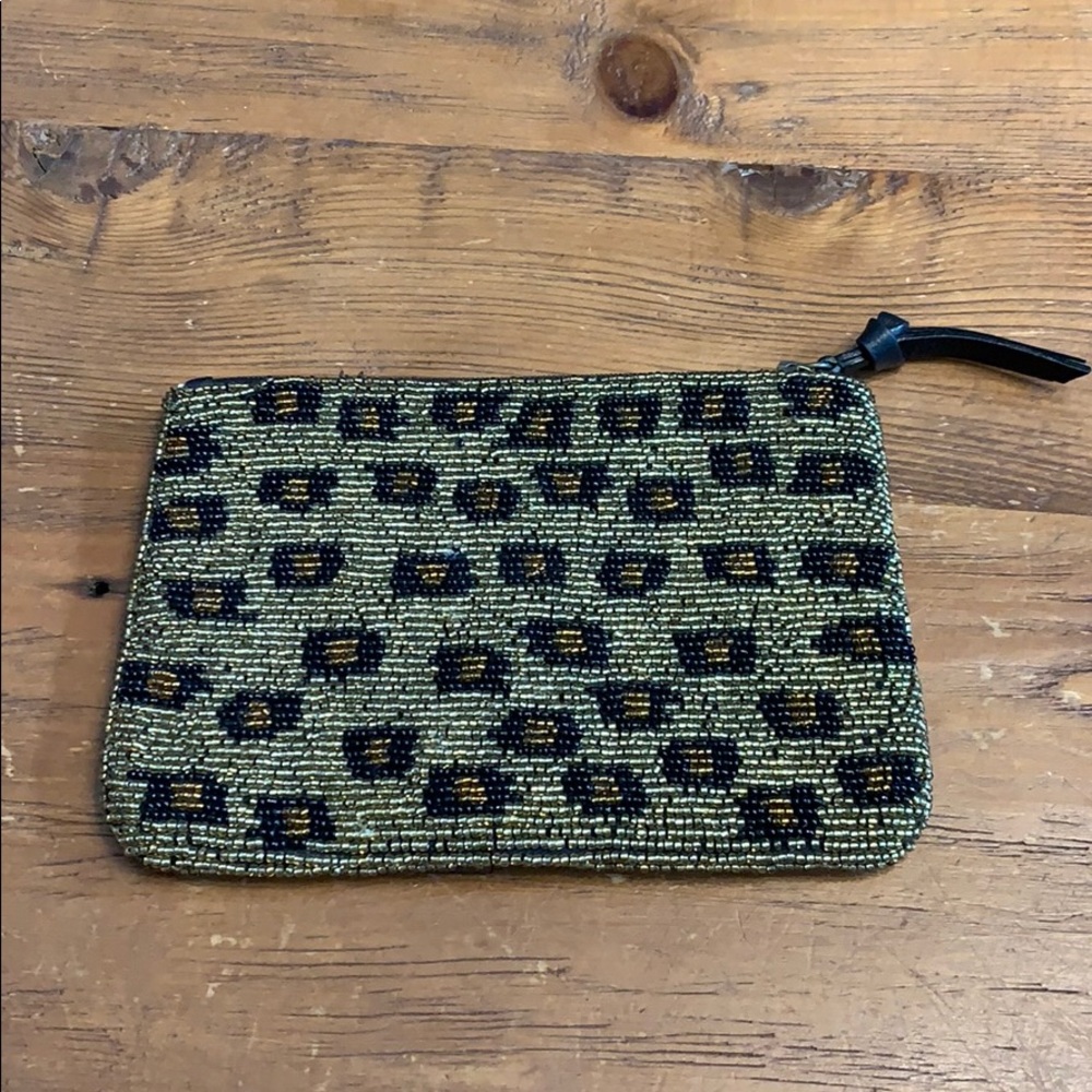Lucky beaded clutch